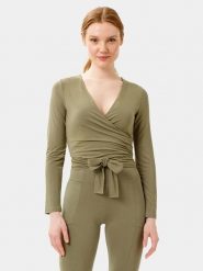 Les Lunes Bluzka sportowa "Luna" w kolorze khaki rozmiar: XXL. Brązowe t-shirty sportowe Les Lunes, xxl, bez wzorów, z materiału, bez ramiączek, outdoorowe. Za 165.99 zł.