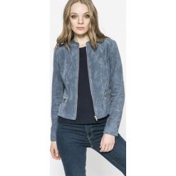 Vila - Kurtka skórzana. Szare kurtki Vila, l, ze skóry. W wyprzedaży za 429.90 zł.