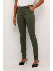 Kaffe Spodnie chino "Lea" w kolorze khaki rozmiar: 44. Brązowe chinosy Kaffe, bez wzorów. Za 127.95 zł.