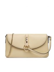 LOVE MOSCHINO Torebka JC4020PP1PLI0129 Beżowy. Brązowe listonoszki Love Moschino, bez wzorów, ze skóry, bez dodatków. Za 859.99 zł.