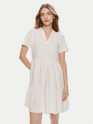 ONLY Sukienka letnia Tiri-Caro 15310970 Biały Regular Fit. Białe sukienki ONLY, m, bez wzorów, z wiskozy, bez kołnierzyka, bez ramiączek. Za 119.99 zł.