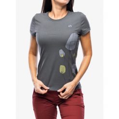 Koszulka bawełniana damska E9 Bibi. Szare t-shirty sportowe E9, bez wzorów, z bawełny, bez ramiączek. Za 135.99 zł.