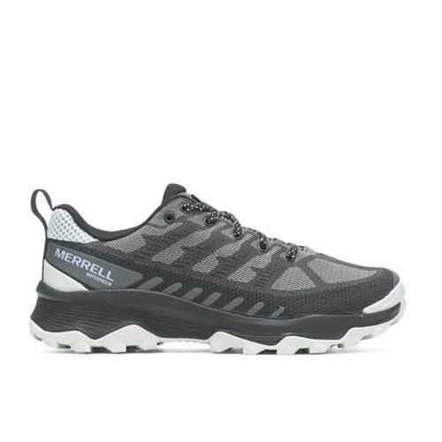 Buty trekkingowe damskie Merrell Speed Eco Wp. Szare buty trekkingowe Merrell, bez wzorów, z materiału, bez zapięcia, trekkingowe. Za 695.00 zł.