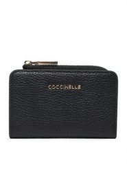 Coccinelle Portfel MW5 Metallic Soft E2 MW5 17 01 01 Czarny. Czarne portfele Coccinelle, bez wzorów, ze skóry. Za 399.99 zł.