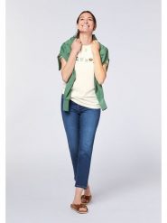 Detto Fatto Dżinsy - Regular fit - w kolorze granatowym rozmiar: W29. Niebieskie jeansy Detto Fatto, z aplikacjami, ze skóry, klasyczne, z podwyższonym stanem. Za 165.99 zł.