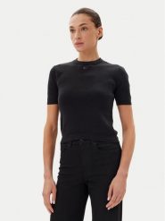 Tommy Jeans T-Shirt Essential DW0DW19336 Czarny Regular Fit. Czarne t-shirty Tommy Jeans, m, bez wzorów, z bawełny, bez kołnierzyka, bez ramiączek. Za 219.99 zł.