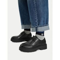 Półbuty G-Star. Czarne półbuty wsuwane G-Star, bez wzorów, retro, bez obcasa, na płaskiej podeszwie. Za 279.99 zł.