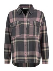 Stitch & Soul Koszula w kolorze antracytowo-fioletowym rozmiar: M. Czarne koszule Stitch & Soul, m, bez wzorów, z bawełny, bez kołnierzyka, bez ramiączek. Za 86.99 zł.