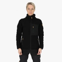 Bluza polarowa turystyka damska Swedemount Nordkap Pile Jacket wodoodporna. Czarne bluzy bez kaptura SWEDEMOUNT, na zimę, bez wzorów, z polaru, narciarskie. Za 399.99 zł.