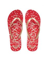 Roxy Japonki ARJL100869 Złoty. Żółte japonki Roxy, bez wzorów, z tworzywa sztucznego. Za 59.99 zł.