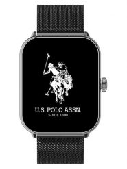 U.S. Polo Assn. Smartwatch w kolorze czarnym rozmiar: onesize. Czarne, cyfrowe zegarki U.S. Polo Assn., metalowe. Za 430.76 zł.