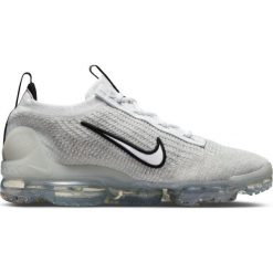 Buty Nike Air VaporMax 2021 Fk M DH4084-100 białe szare. Białe buty treningowe Nike, bez wzorów, z gumy, bez zapięcia, do biegania. Za 1,390.50 zł.