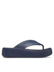 Crocs Japonki Getaway Platform Flip 209410 Granatowy. Niebieskie japonki Crocs, bez wzorów, z tworzywa sztucznego. Za 199.99 zł.