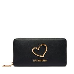 Portfel LOVE MOSCHINO. Czarne portfele Love Moschino, bez wzorów. Za 489.99 zł.