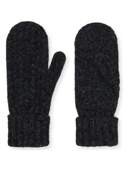 Becksöndergaard Rękawiczki "Mittens" w kolorze antracytowym rozmiar: onesize. Czarne rękawiczki Becksöndergaard, bez wzorów, prążkowane. Za 127.05 zł.