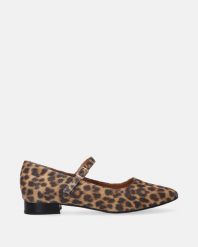 ZAMSZOWE BALERINY Z MOTYWEM ZWIERZĘCYM E002SUBROBA061. Baleriny Venezia, bez wzorów, ze skóry, bez obcasa, bez zapięcia. Za 449.00 zł.