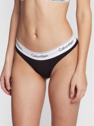 Calvin Klein Underwear Figi brazylijskie 000QF5981E Czarny. Czarne figi Calvin Klein Underwear, bez wzorów, z bawełny. Za 79.99 zł.