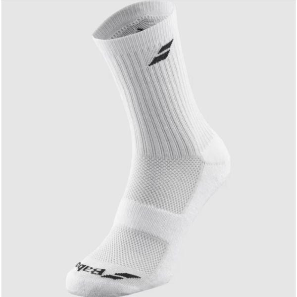 Skarpety sportowe Babolat Crew Socks 3 Pack. Białe skarpetki BABOLAT, bez wzorów. Za 65.00 zł.