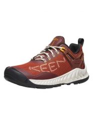 Keen Buty "NXIS Evo" w kolorze czerwonym do biegania rozmiar: 40,5. Czerwone buty do biegania Keen, bez wzorów, z gumy, bez zapięcia, do biegania. Za 209.82 zł.