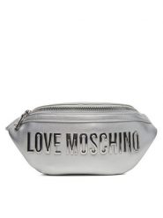 LOVE MOSCHINO Saszetka nerka JC4195PP1MKD196B Srebrny. Szare nerki i saszetki Love Moschino, bez wzorów, ze skóry, bez dodatków. Za 499.99 zł.