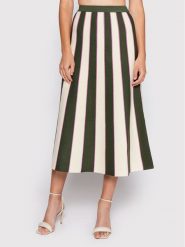 Victoria Victoria Beckham Spódnica trapezowa 1322KSK003791A Kolorowy Regular Fit. Spódnice Victoria Victoria Beckham, s, bez wzorów, z wiskozy, midi, trapezowe. Za 2,029.00 zł.