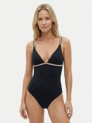 BOSS Strój kąpielowy 50556662 Czarny. Czarne stroje jednoczęściowe Boss, bez wzorów, z syntetyku. Za 549.99 zł.