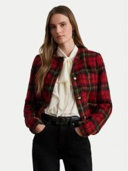 LAUREN RALPH LAUREN Marynarka 200P02014001 Czerwony Regular Fit. Czerwone marynarki i żakiety Lauren Ralph Lauren, bez wzorów, bez ramiączek. Za 1,599.00 zł.