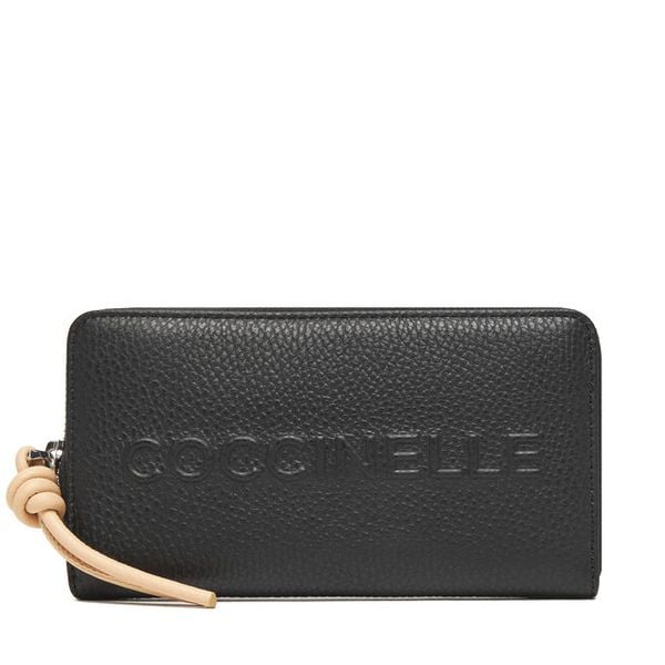 Portfel Coccinelle. Czarne portfele Coccinelle, bez wzorów. Za 449.99 zł.