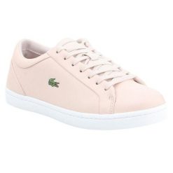 Trampki Damskie Lifestyle. Brązowe trampki Lacoste, bez wzorów, bez zapięcia. Za 702.99 zł.