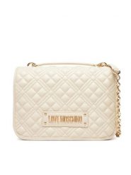 LOVE MOSCHINO Torebka JC4000PP1NLA0110 Beżowy. Brązowe torebki klasyczne Love Moschino, bez wzorów, ze skóry, bez dodatków. Za 659.99 zł.