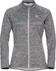 Bluza rozpinana bez kaptura damska ODLO Tencia Mid Layer Full Zip. Szare bluzy z kapturem ODLO, xs, bez wzorów, z materiału, bez kaptura, wspinaczkowe. Za 369.70 zł.