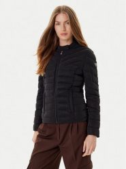Guess Kurtka przejściowa W5YL13 WHDQ0 Czarny Regular Fit. Czarne kurtki Guess, l, z aplikacjami, z syntetyku, bez kaptura. Za 459.99 zł.