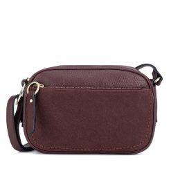 Torebka Lasocki. Czerwone listonoszki Lasocki, bez wzorów, bez dodatków. Za 159.99 zł.