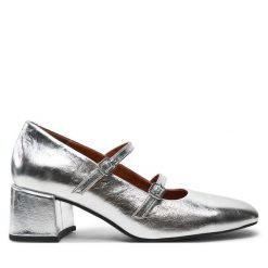 Czółenka Vagabond Shoemakers. Szare czółenka Vagabond Shoemakers, bez wzorów, bez obcasa, bez zapięcia. Za 359.99 zł.