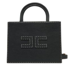 Torebka Elisabetta Franchi. Czarne torebki klasyczne Elisabetta Franchi, bez wzorów, klasyczne, bez dodatków. Za 1,379.00 zł.