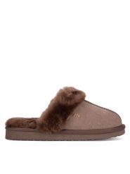 MEXX Kapcie MICH2003643W Brązowy. Brązowe kapcie Mexx, bez wzorów, ze skóry. Za 219.99 zł.