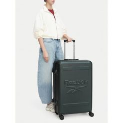 Walizka duża Reebok. Zielone walizki Reebok, duże. Za 299.99 zł.