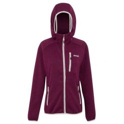 Damska Bluza Z Kapturem Newhill II Marl Full Zip. Czarne bluzy Regatta, bez wzorów, sportowe, bez ramiączek, z kapturem. Za 96.99 zł.