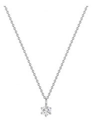 Glanzstücke München Srebrny naszyjnik z zawieszką - dł. 40 cm rozmiar: onesize. Szare naszyjniki Glanzstücke München, z materiału, z cyrkonią, srebrne. Za 78.99 zł.