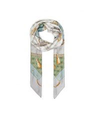 Guess Chusta AW5343 POL03 Zielony. Zielone chusty Guess, z aplikacjami, z materiału. Za 199.99 zł.