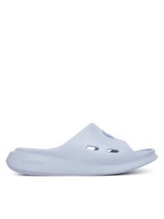 Lacoste Klapki Meduz 51CFA0002 LB2 Niebieski. Niebieskie klapki Lacoste, bez wzorów, z syntetyku, bez obcasa, bez zapięcia. Za 231.99 zł.