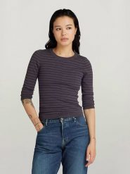 G-Star Sweter w kolorze fioletowo-czarnym rozmiar: S. Czarne swetry G-Star, s, bez wzorów, z wełny, retro, bez ramiączek. Za 140.86 zł.