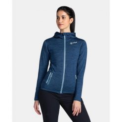 Damska bluza techniczna Kilpi SEVELEN-W. Czerwone bluzy z kapturem Kilpi, bez wzorów, z materiału, z kapturem, narciarskie. Za 267.13 zł.