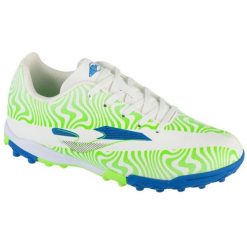 Buty piłkarskie Joma Evolution 2502 Tf EVJS2502TF białe. Białe buty treningowe bez wzorów, z gumy, bez zapięcia, do piłki nożnej. Za 242.09 zł.