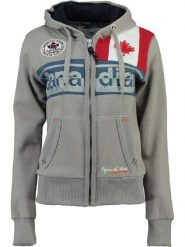 Canadian Peak Bluza "Flashy" w kolorze ciemnoszarym rozmiar: XL. Szare bluzy Canadian Peak, xl, z aplikacjami, z bawełny, bez ramiączek, bez kaptura. Za 113.99 zł.