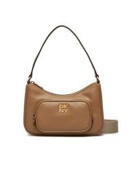 DKNY Torebka Philo Tz Shoulder R423KE51 Brązowy. Brązowe torebki klasyczne DKNY, bez wzorów, ze skóry, bez dodatków. Za 1,409.00 zł.