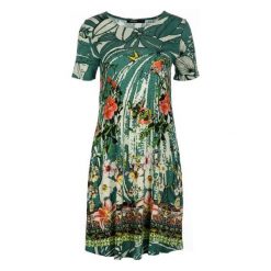 Desigual Sukienka Damska Eleonor S Zielony. Sukienki marki Desigual. W wyprzedaży za 255.00 zł.