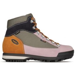 Buty trekkingowe dla dorosłych AKU Ultra Light Original Gore-Tex Vibram. Czerwone buty trekkingowe Aku, z gore-texu, bez zapięcia. W wyprzedaży za 553.00 zł.