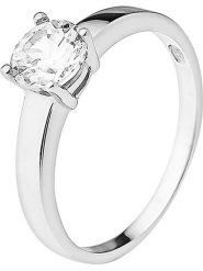 Wishlist Srebrny pierścionek z cyrkoniami rozmiar: 54. Szare pierścionki Wishlist, z cyrkonią, srebrne. Za 122.38 zł.