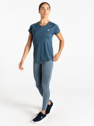 Dare 2b Koszulka sportowa "Corral Tee" w kolorze granatowym rozmiar: 34. Niebieskie t-shirty sportowe Dare 2b, bez wzorów, z materiału, bez ramiączek, outdoorowe. Za 52.92 zł.